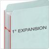 Pendaflex 1″ Expansion Pressboard File Folders with 1/3 Cut Tab, Letter, Blue, 25/Box (9200T 1/3)(Blue)