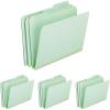 Pendaflex 1″ Expansion Pressboard File Folders with 1/3 Cut Tab, Letter, Blue, 25/Box (9200T 1/3)(Green)