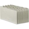 Pendaflex PN1025 A-Z Top Tab Recycled File Guides, 25 pt. Gray pressbd., 1/5 Tab, Legal, 25/set