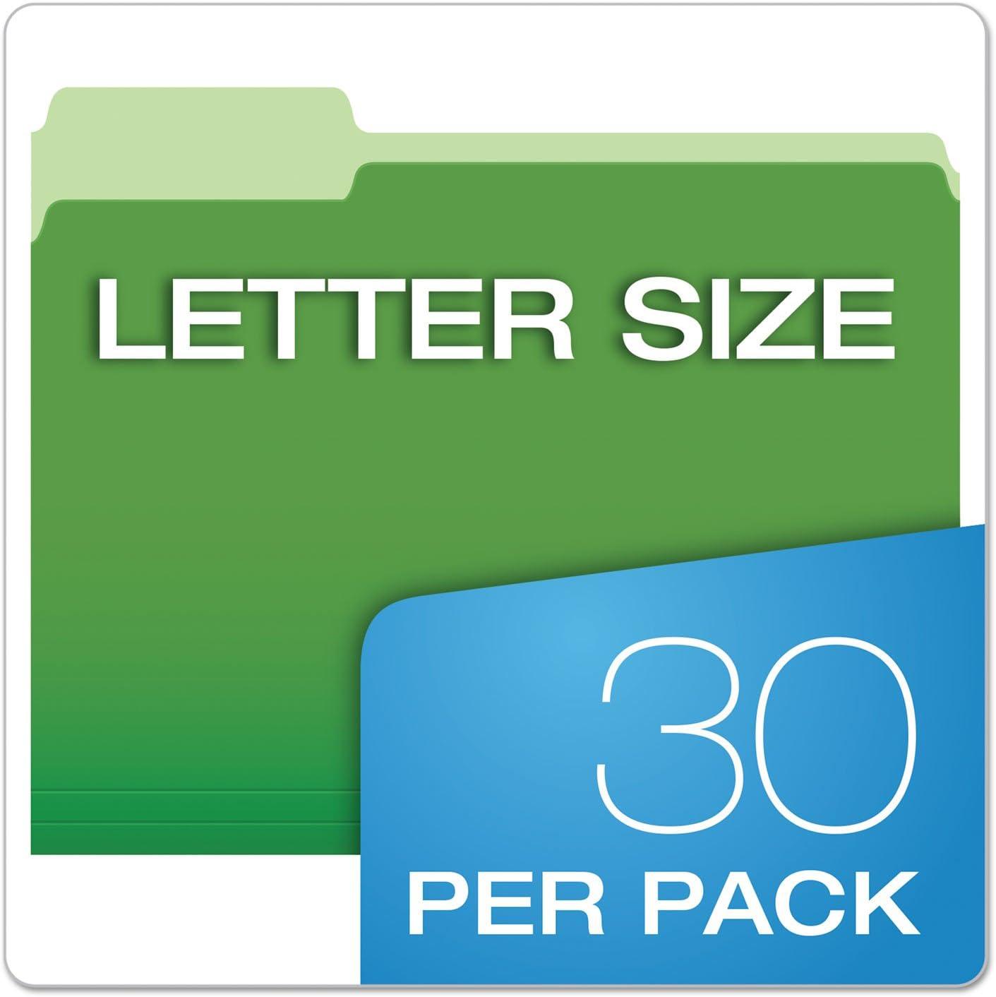 imagePendaflex 84370 File Folders with Erasable Tabs 13 Cut Top Tab Letter Assorted Pack of 30File Folder