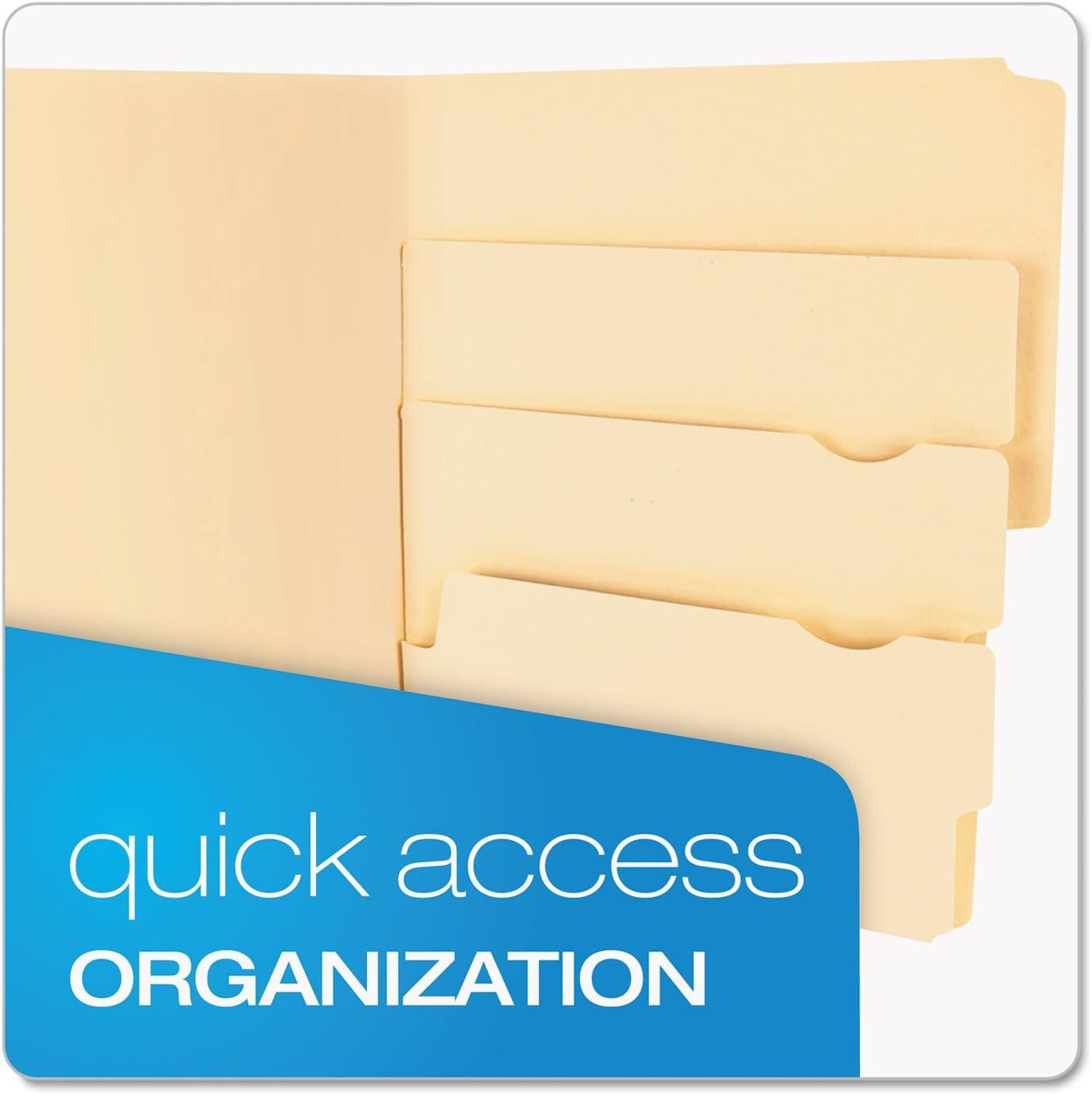 imagePendaflex Divide It Up File Folders Letter Size Manila 24Pack 1077024 Count Pack of 1