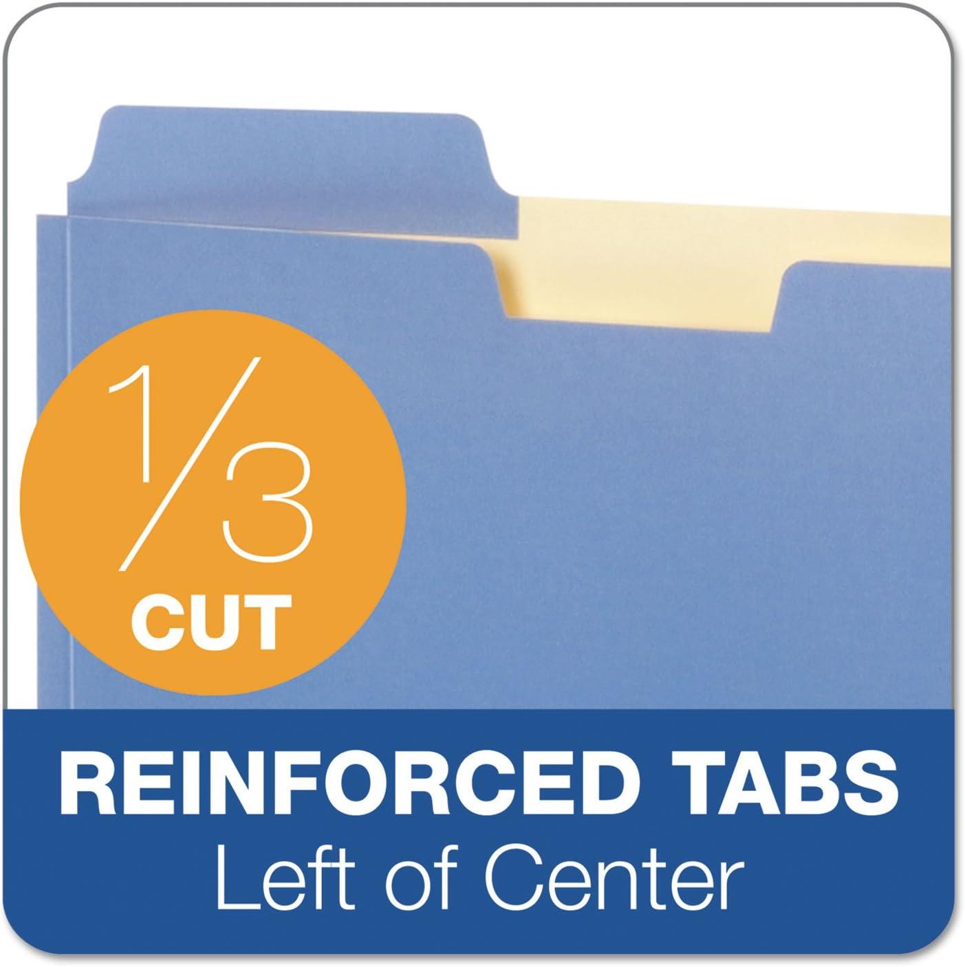 imagePendaflex GlobeWeisPendaflex File Folder Pockets 150 Sheet Capacity Letter Size Double Top 13 Cut Tabs Assorted Colors 10 Pack FP153L10 ASSTLetter