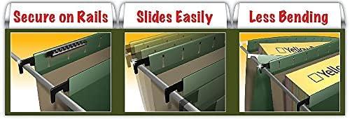 imagePendaflex SureHook Reinforced Extra Capacity Hanging Pockets Letter Size Standard Green 4PK 09217Green