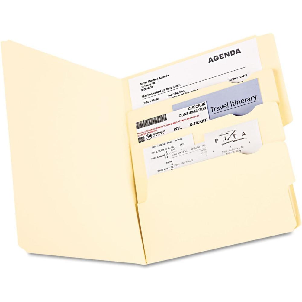 imagePendaflex Divide It Up File Folders Letter Size Manila 24Pack 1077024 Count Pack of 1