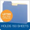 Pendaflex Globe-Weis/Pendaflex File Folder Pockets, 150 Sheet Capacity, Letter Size, Double Top, 1/3 Cut Tabs, Assorted Colors, 10 Pack (FP153L10 ASST)(Letter (Pack of 100))