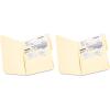 Pendaflex Divide It Up File Folders, Letter Size, Manila, 24/Pack (10770)(24 Count (Pack of 2))
