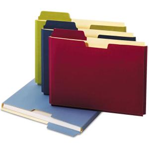 Pendaflex Globe-Weis/Pendaflex File Folder Pockets, 150 Sheet Capacity, Letter Size, Double Top, 1/3 Cut Tabs, Assorted Colors, 10 Pack (FP153L10 ASST)(Letter (Pack of 100))