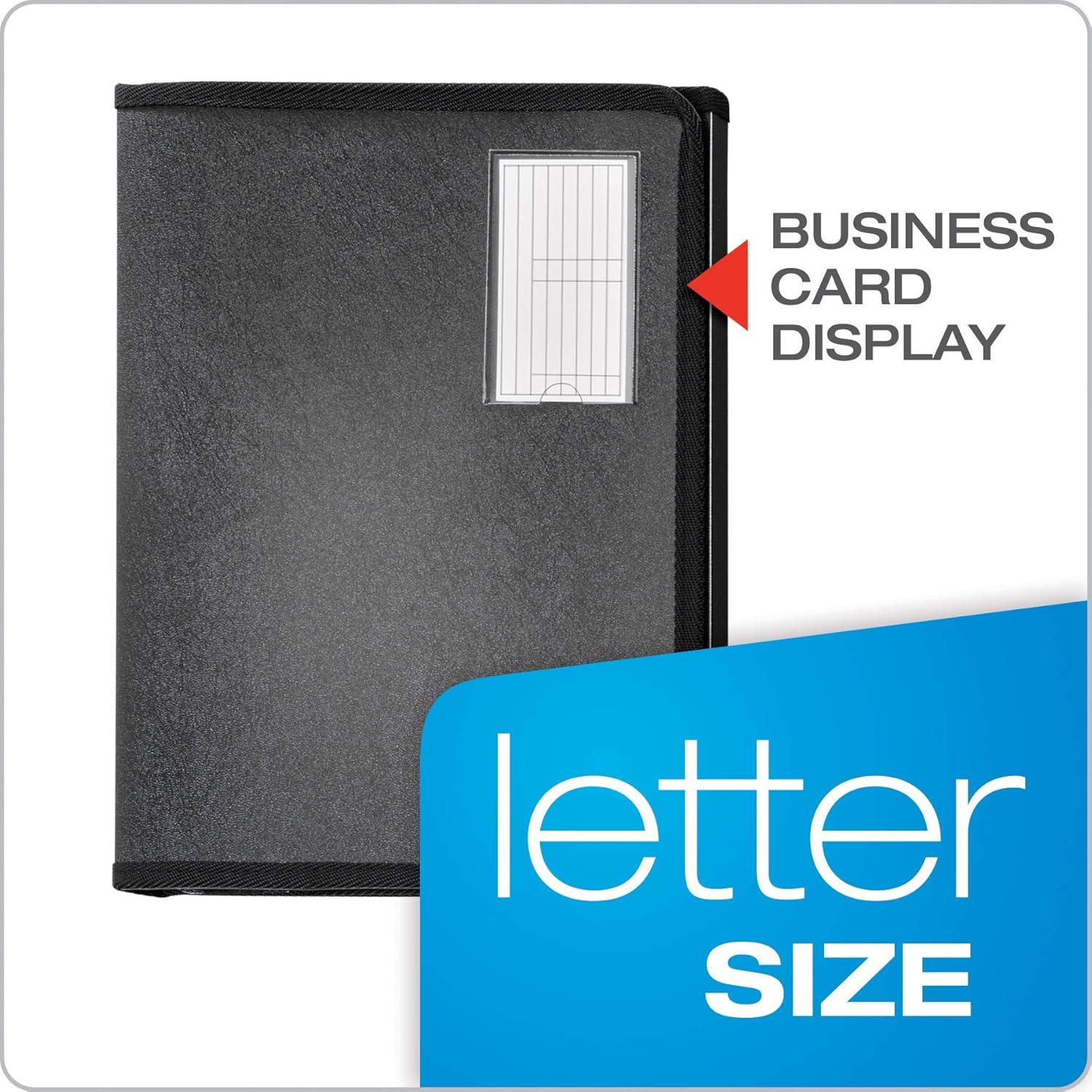 imageCardinal 52132 Easel Book Horizontal 20 Pocket 11Inch x812Inch  Black1 Each Pack of 12