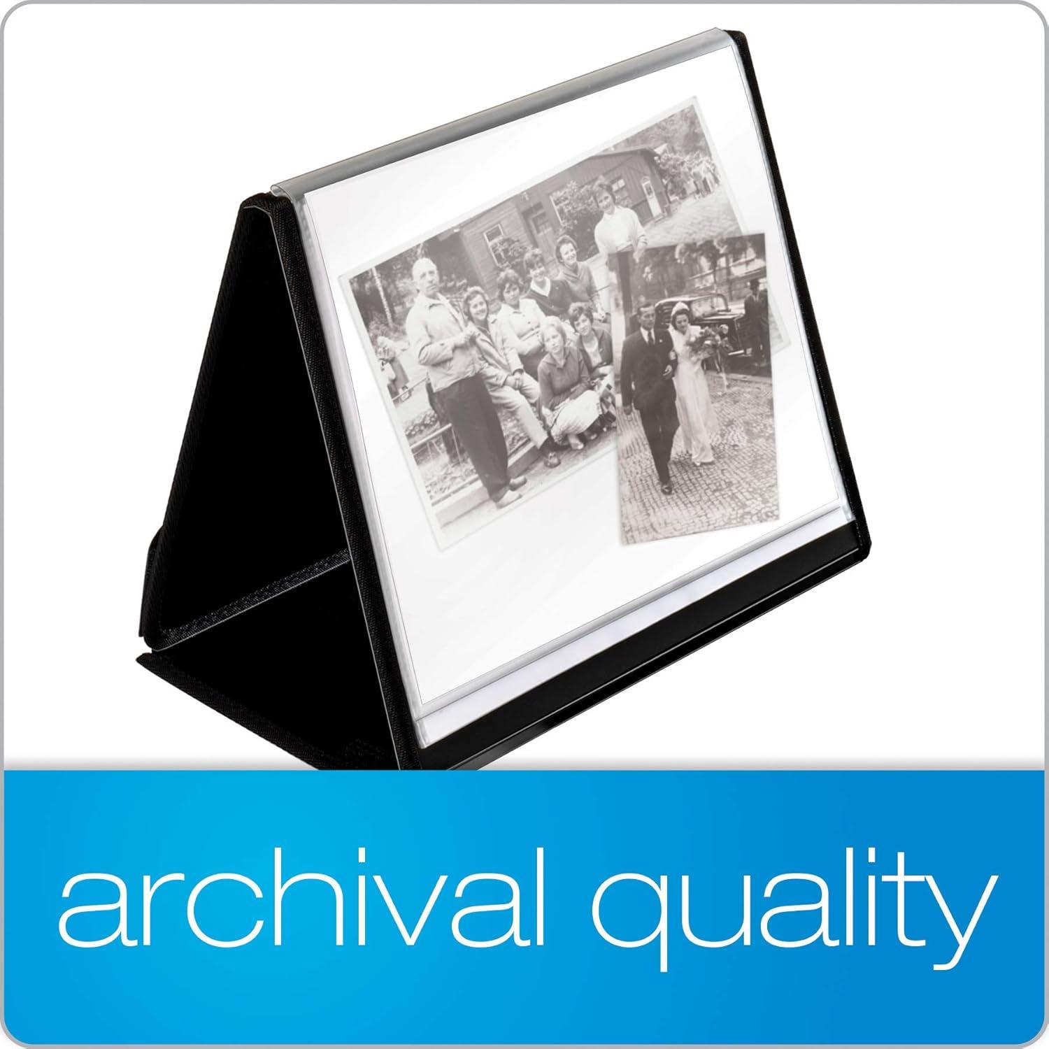 imageCardinal 52132 Easel Book Horizontal 20 Pocket 11Inch x812Inch  Black1 Each Pack of 12