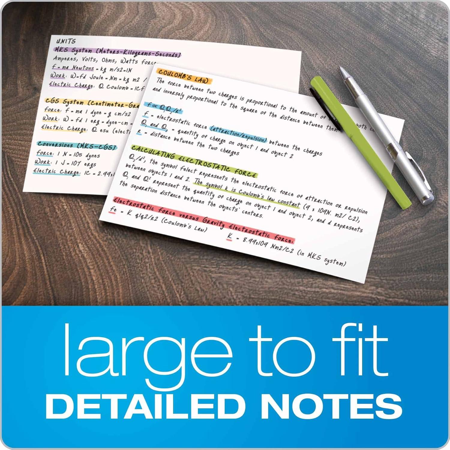 imageOxford 50EE Blank Index Cards 5quot x 8quot White 500 Cards 5 Packs of 100 50White