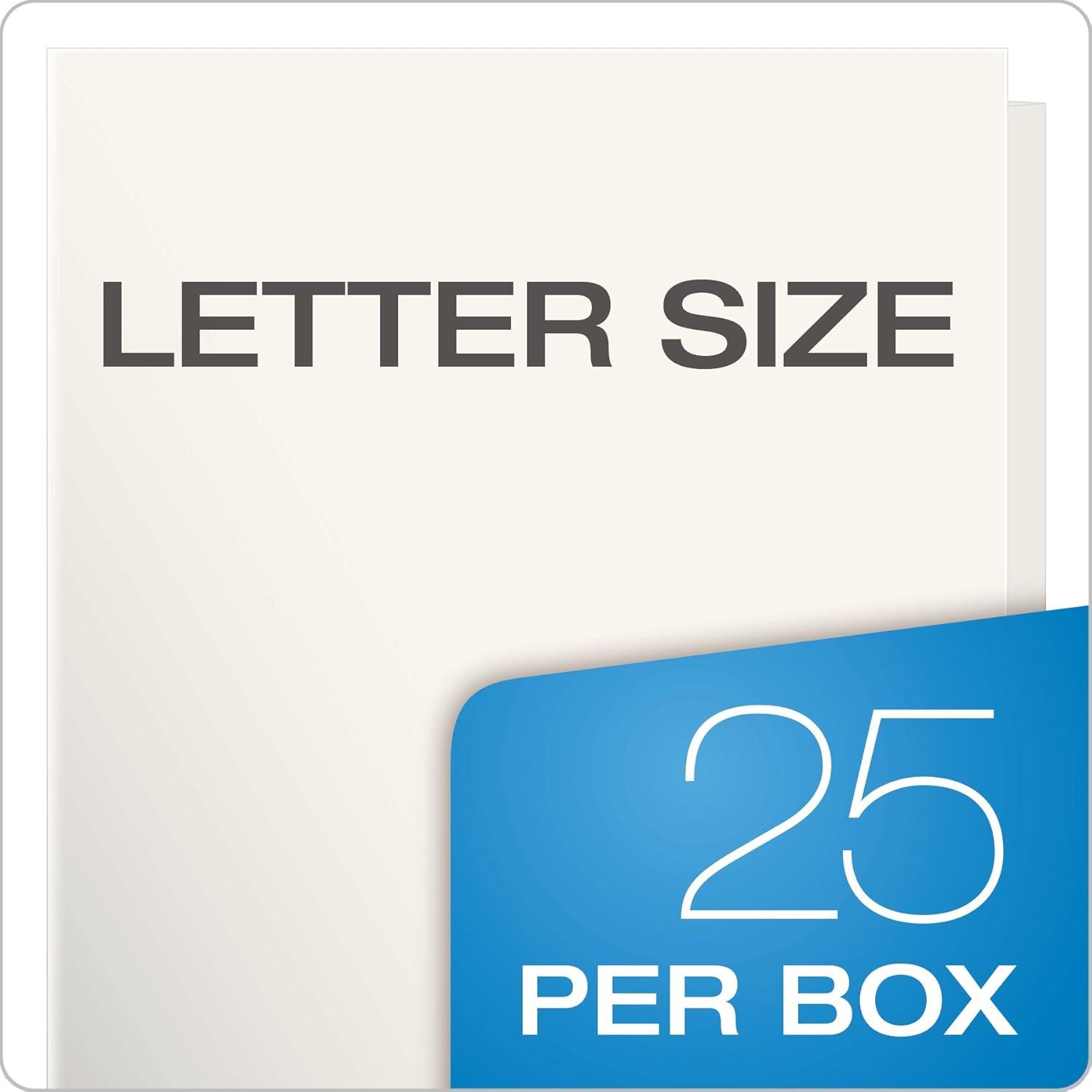 imageOxford Laminated TwinPocket Folders Letter Size White Holds 100 Sheets Box of 25 51704EEWhite