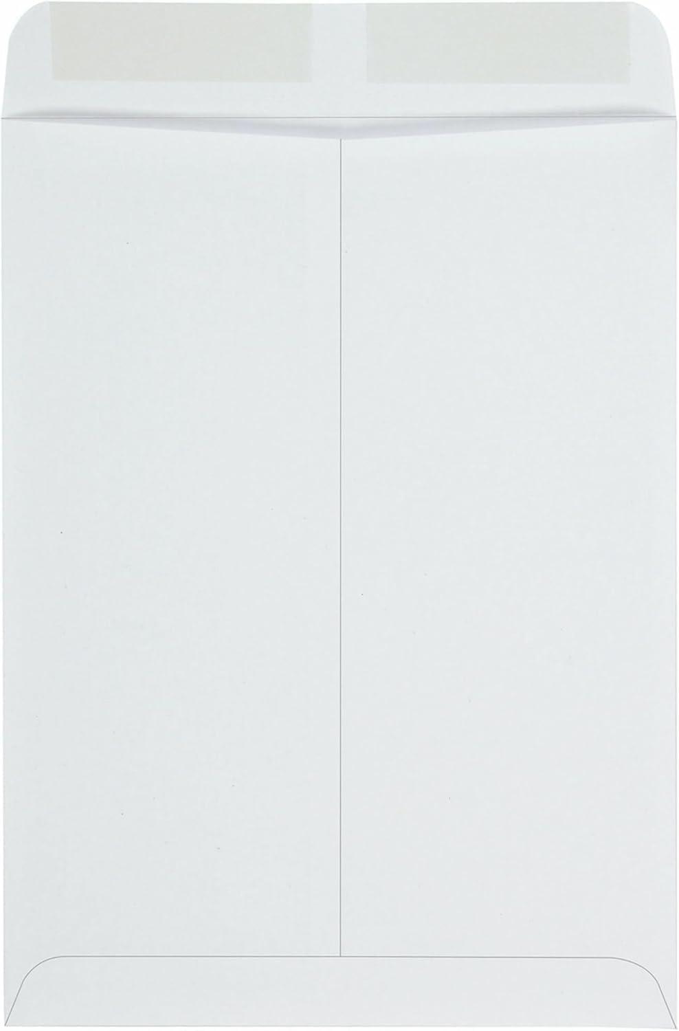 imageQuality Park OpenSide Booklet Envelope Gummed White 9 x 12 250 per Box 37682Top Open