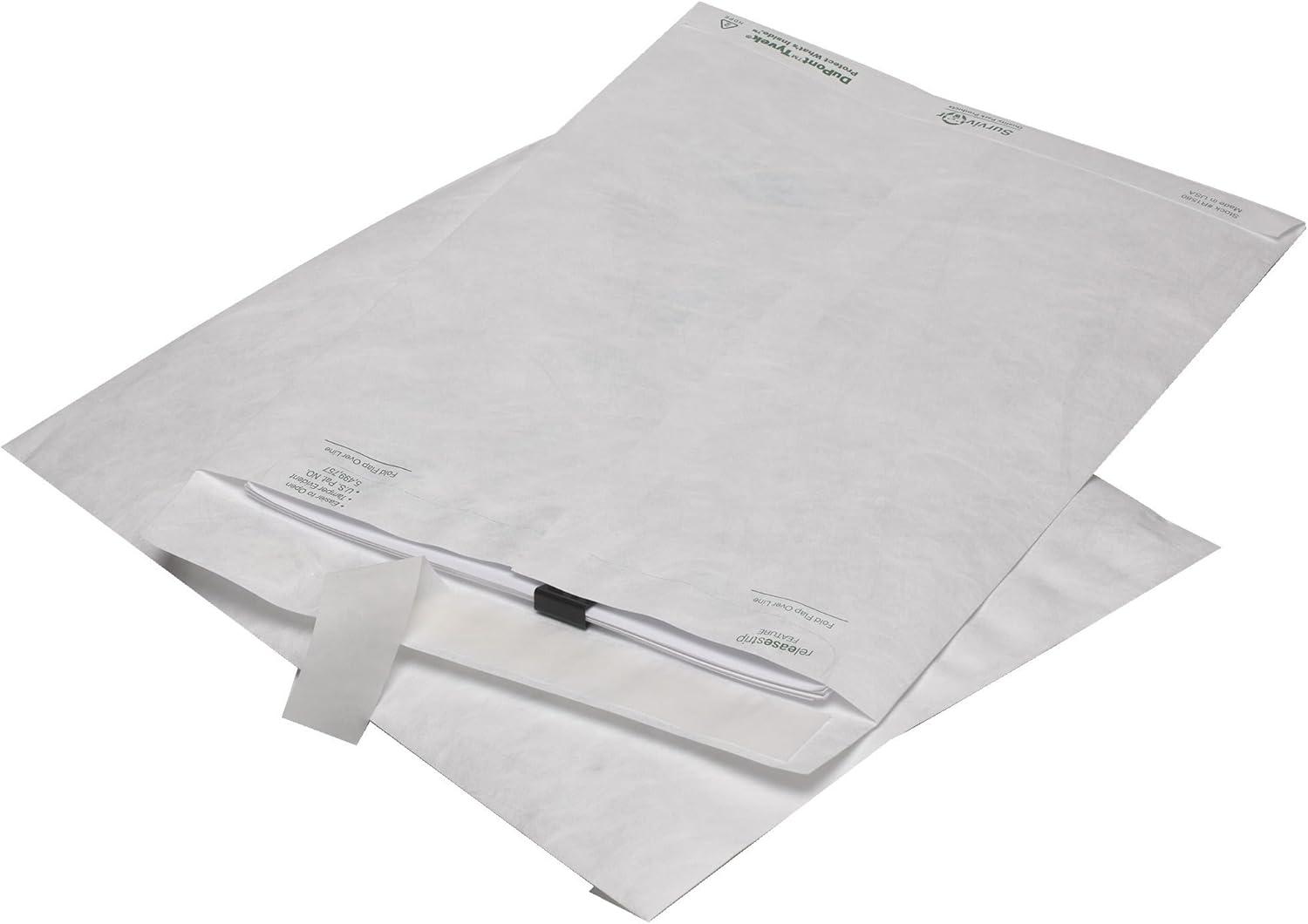 imageQuality Park Survivor Shipping Envelopes 6quot x 9quot Made with Strong Lightweight DuPont Tyvek Material FlapStik Peel and Seal Closure 100Box QUAR1320 White6 x 9