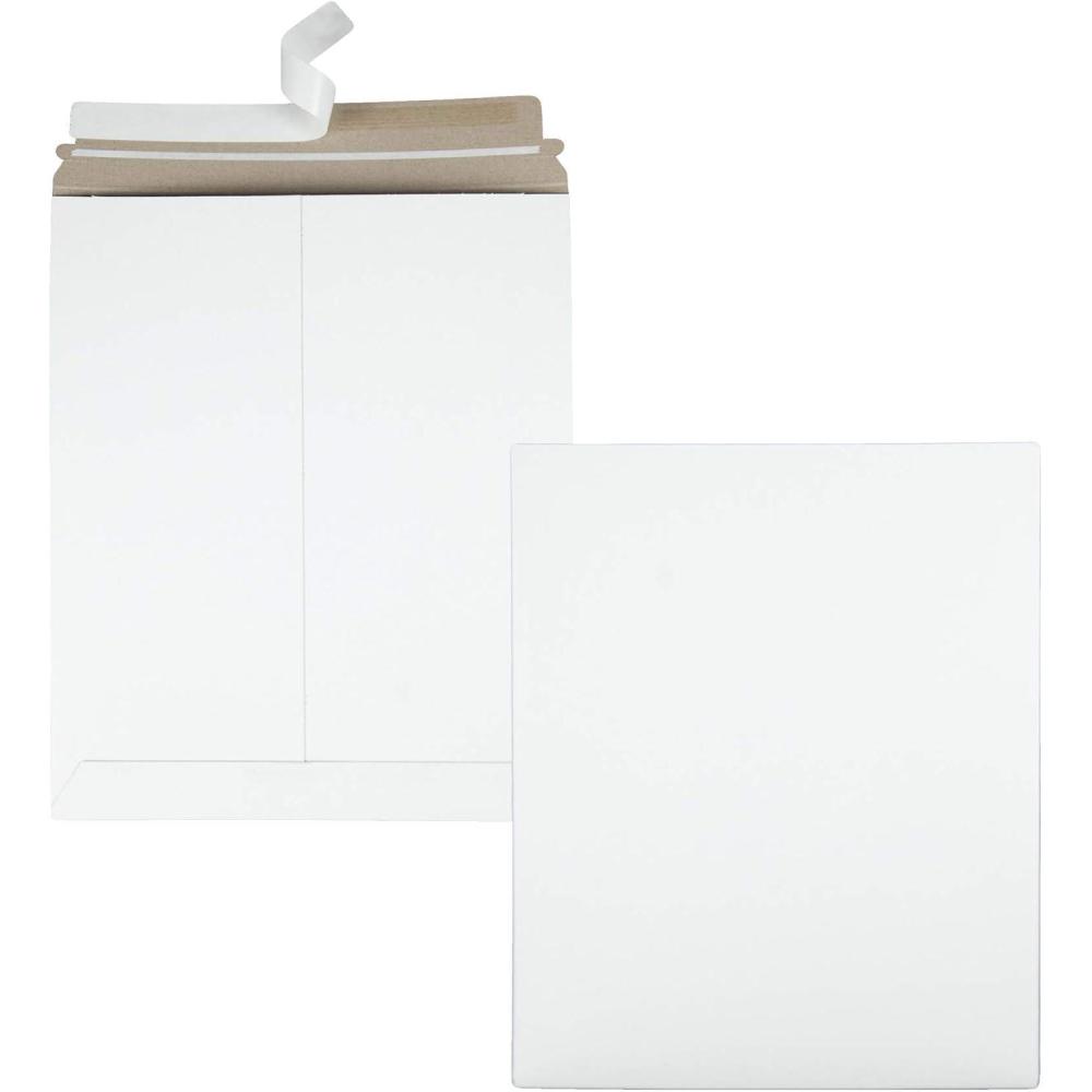imageQuality Park 11 x 1312 Photo Document Mailers RediStrip Self Seal Envelope Closure Rigid Stay Flat Mailer Recycled Fiberboard 25Box QUA6401611x135 inches  25Box