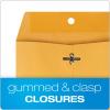 Quality Park Clasp Envelopes, 6.5 x 9.5 Inch Brown Kraft Catalog Envelopes, for Mailing Small Business Papers, Gummed Closure, Box of 100 (QUA37863)(100 Count (Pack of 10))