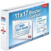 Cardinal® Slant-D® Ring 11″ x 17″ Tabloid ClearVue™ Binders, 3″ Rings, 63% Recycled, White(2 Inch)