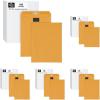 Quality Park 10 x13 Inch ClearClasp Catalog Envelopes for Mail or Storage w/Redi-Tac Clasp and Gummed Closure, 28lb Brown Kraft, 100/Box (QUA43768)(10 x 13 (Pack of 5))