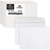 Quality Park Open-Side Booklet Envelope, Gummed, White, 9 x 12, 250 per Box, (37682)(Side Open)