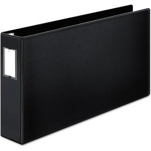 Cardinal® Premier 11″ x 17″ Binder, Easy Open® Locking Slant-D® Rings, 3″, 650-Sheet Capacity, Black with Spine Label Holder