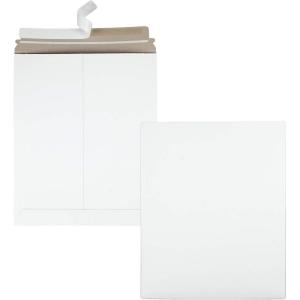 Quality Park 11 x 13-1/2 Photo Document Mailers, Redi-Strip Self Seal Envelope Closure, Rigid Stay Flat Mailer, Recycled Fiberboard, 25/Box (QUA64016)(11×13.5 inches  25/Box)