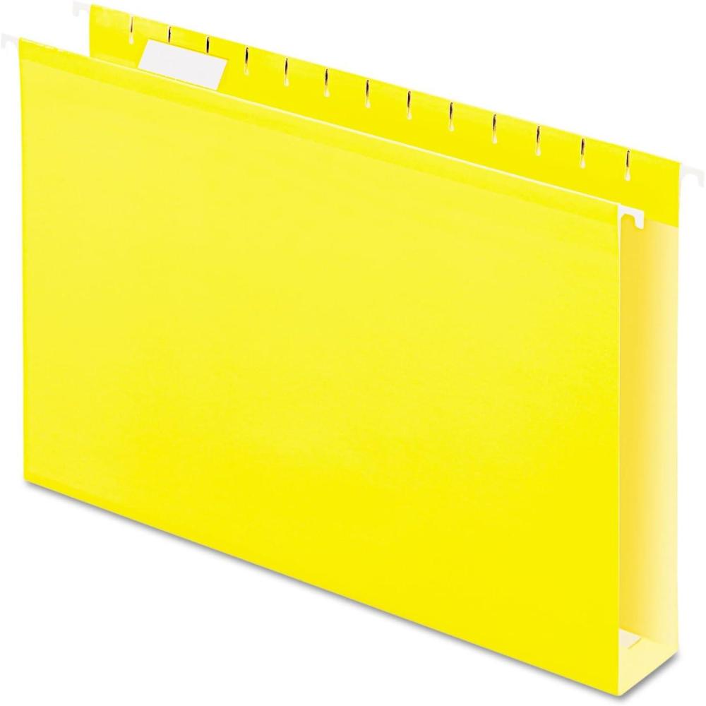 imagePendaflex Extra Capacity Reinforced Hanging Folders 2quot Legal Size Assorted Colors 15 Cut 25BX 4153x2 ASSTYellow