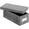 Globe-Weis/Pendaflex Fiberboard Index Card Storage Box, 3 x 5 Inches, Solid Black (3X5BLA)(Black Agate)