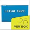 Pendaflex Extra Capacity Reinforced Hanging Folders, 2″, Legal Size, Assorted Colors, 1/5 Cut, 25/BX (4153×2 ASST)(Assorted Colors)