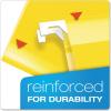 Pendaflex Extra Capacity Reinforced Hanging Folders, 2″, Legal Size, Assorted Colors, 1/5 Cut, 25/BX (4153×2 ASST)(Yellow)
