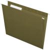 Pendaflex Recycled Hanging Folders, Letter Size, Standard Green, 1/3 Cut, 25/BX (81601)(Letter)