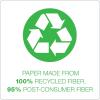 Pendaflex Recycled Hanging Folders, Letter Size, Standard Green, 1/3 Cut, 25/BX (81601)(Letter (Pack of 10))