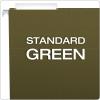 Pendaflex Recycled Hanging Folders, Letter Size, Standard Green, 1/3 Cut, 25/BX (81601)(Letter (Pack of 10))