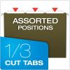 Pendaflex Recycled Hanging Folders, Letter Size, Standard Green, 1/3 Cut, 25/BX (81601)(Letter (Pack of 10))