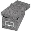 Globe-Weis/Pendaflex Fiberboard Index Card Storage Box, 3 x 5 Inches, Solid Black (3X5BLA)(Black Agate)