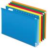 Pendaflex Extra Capacity Reinforced Hanging Folders, 2″, Legal Size, Assorted Colors, 1/5 Cut, 25/BX (4153×2 ASST)(Assorted Colors)