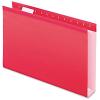 Pendaflex Extra Capacity Reinforced Hanging Folders, 2″, Legal Size, Assorted Colors, 1/5 Cut, 25/BX (4153×2 ASST)(Red)