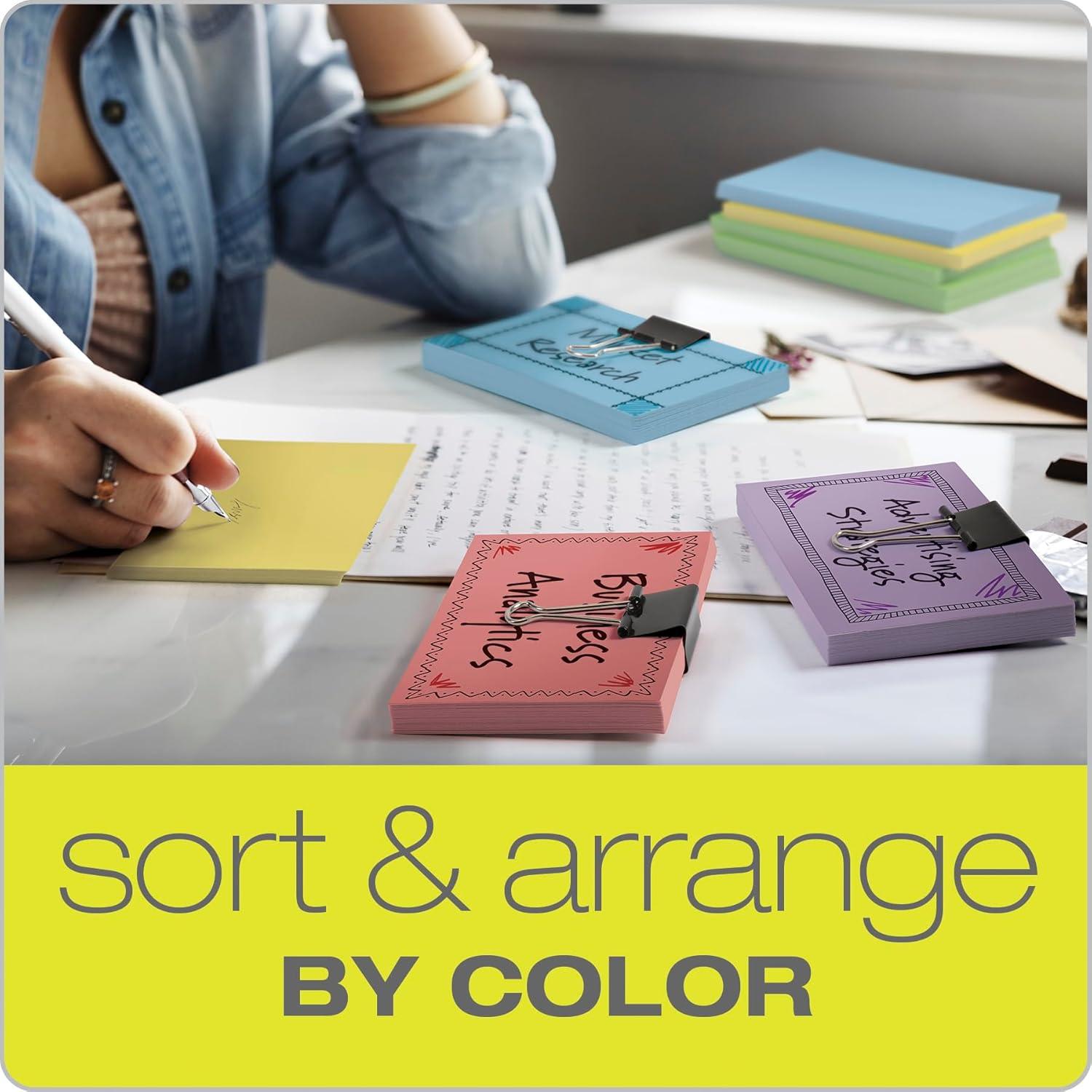 imageOxford Blank Color Index Cards 3quot x 5quot Blue 100 Per Pack 7320 BLU100 Count Pack of 1