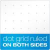 Oxford at Hand Dot Grid Index Card, 50 per pack, Assorted Color Edge (No color choice) (334208M)(1 Count (Pack of 1))
