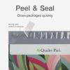 Quality Park Thank You Poly Mailers, 10 x13 Inch Shipping Envelopes, 100 Pack, Self Seal, Waterproof Shipping Bags for Clothing, Leaf (QUA89300)(Large)