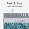 Quality Park Thank You Poly Mailers, 10 x13 Inch Shipping Envelopes, 100 Pack, Self Seal, Waterproof Shipping Bags for Clothing, Leopard (QUA89301)(Large (Pack of 4))