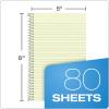Oxford 1-Subject Kraft Notebook, 5″ x 8″, Narrow Rule, Kraft Cover, Green Tint Paper, 80 Sheets (25-401R)