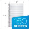 Oxford 3-Subject Notebook, 6″ x 9-1/2″; College Rule, 150 Sheets, 2 Dividers (65362),Assorted Colors