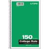 Oxford 3-Subject Notebook, 6″ x 9-1/2″; College Rule, 150 Sheets, 2 Dividers (65362),Assorted Colors