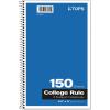 Oxford 3-Subject Notebook, 6″ x 9-1/2″; College Rule, 150 Sheets, 2 Dividers (65362),Assorted Colors