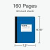 Oxford Composition Notebook 12 Pack, Notebooks for School, School Supplies, Journal for School Notes, College Ruled Paper, Writing Book, 7.5 x 9.75 Inches, 80 Sheets, Blue Covers (63742)