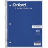Oxford 1-Subject Notebooks, Spiral, 8 x 11, College Rule, Color Assortment May Vary, 100 Sheets, 1 Notebook (65161)