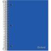 Oxford 5 Subject Notebook, Journal, 11 x 9 Inch, Assorted Covers, 200 Sheets, College Ruled, Perforated Spiral Notebook, Durable Poly Cover (10588)