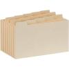 Oxford Index Card Guides with Blank Tabs, 3 x 5 Inches, 1/5 Cut Tabs, Manila, 100 per Box (40352)