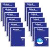 Oxford Spiral Notebook 12 Pack, Bulk, 1 Subject Journals, College Ruled Paper, 8 x 10-1/2 Inches, 3-Hole Punch, Blue Covers, 70 Perforated Lined Sheets (65217)