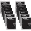 Oxford Spiral Notebook 12 Pack, Bulk College Ruled Spiral Notebooks for School, 1 Subject, Wide Ruled Paper, 8 x 10-1/2 Inch, Black Covers, 70 Perforated Lined Sheets, Writing Journal (65216)