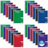 Oxford Spiral Notebooks, 1 Subject, Wide Ruled Paper, 70 Sheets, 24 per Pack, Colors May Vary (65000)